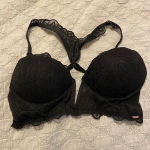 VS PINK black bralette